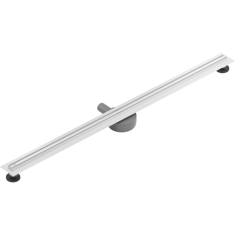 Mexen Flat 360° Slim caniveau linéaire rotatif 140 cm, blanc - 1241140