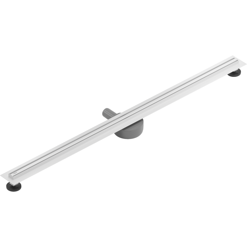Mexen Flat 360° Slim caniveau linéaire pivotant 160 cm, blanc - 1241160