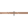 Mexen Flat 360° Slim caniveau linéaire rotatif 140 cm, or rose - 1641140