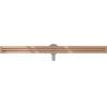 Mexen Flat 360° Slim drainage linéaire rotatif 150 cm, or rose - 1641150