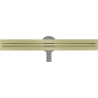 Mexen Flat 360° Slim drainage linéaire pivotant 60 cm, or brossé - 1A41060