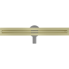 Mexen Flat 360° Slim caniveau linéaire rotatif 70 cm, or brossé - 1A41070