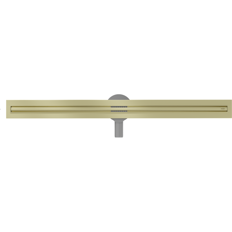 Mexen Flat 360° Slim caniveau de douche linéaire rotatif 80 cm, or brossé - 1A41080