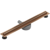 Mexen Flat 360° Slim évacuation linéaire pivotante 50 cm, cuivre brossé - 1C41050