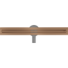 Mexen Flat 360° Slim évacuation linéaire pivotante 50 cm, cuivre brossé - 1C41050