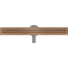 Mexen Flat 360° Slim caniveau de sol linéaire rotatif 60 cm, cuivre brossé - 1C41060