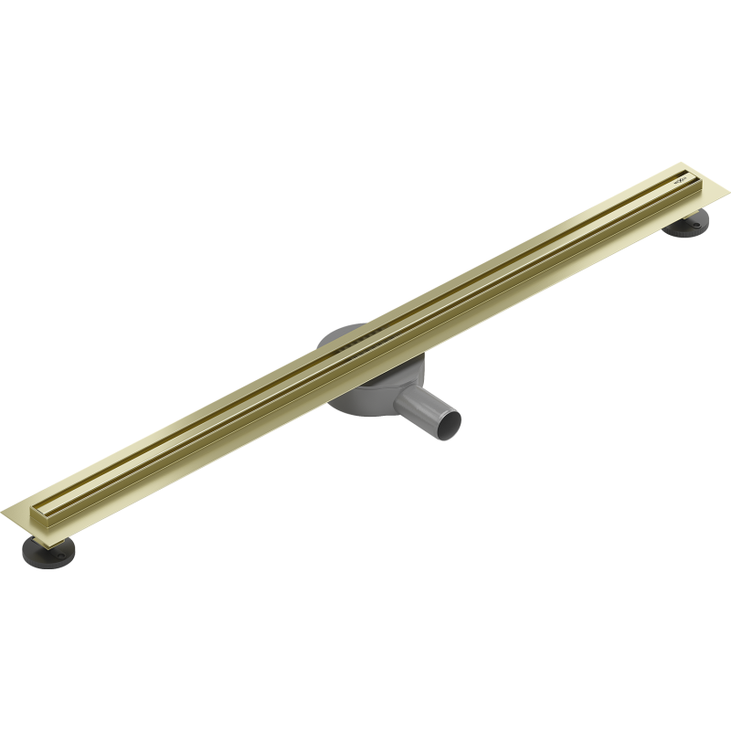 Mexen Flat 360° Slim évacuation linéaire rotative 90 cm, or brossé - 1A41090