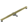Mexen Flat 360° Slim évacuation linéaire rotative 90 cm, or brossé - 1A41090