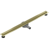 Mexen Flat 360° Slim caniveau de douche linéaire rotatif 80 cm, or brossé - 1A41080