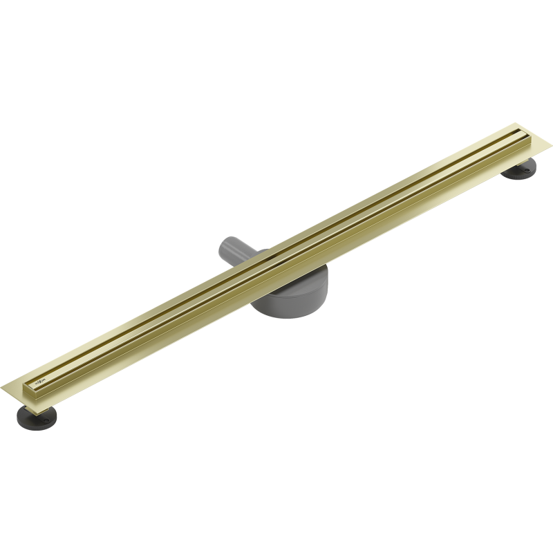 Mexen Flat 360° Slim caniveau de douche linéaire rotatif 80 cm, or brossé - 1A41080