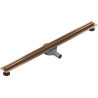 Mexen Flat 360° Slim siphon linéaire rotatif 80 cm, cuivre brossé - 1C41080