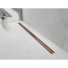 Mexen Flat 360° Slim caniveau linéaire rotatif 90 cm, cuivre brossé - 1C41090