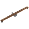 Mexen Flat 360° Slim caniveau linéaire rotatif 90 cm, cuivre brossé - 1C41090