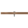 Mexen Flat 360° Slim caniveau linéaire pivotant 100 cm, cuivre brossé - 1C41100