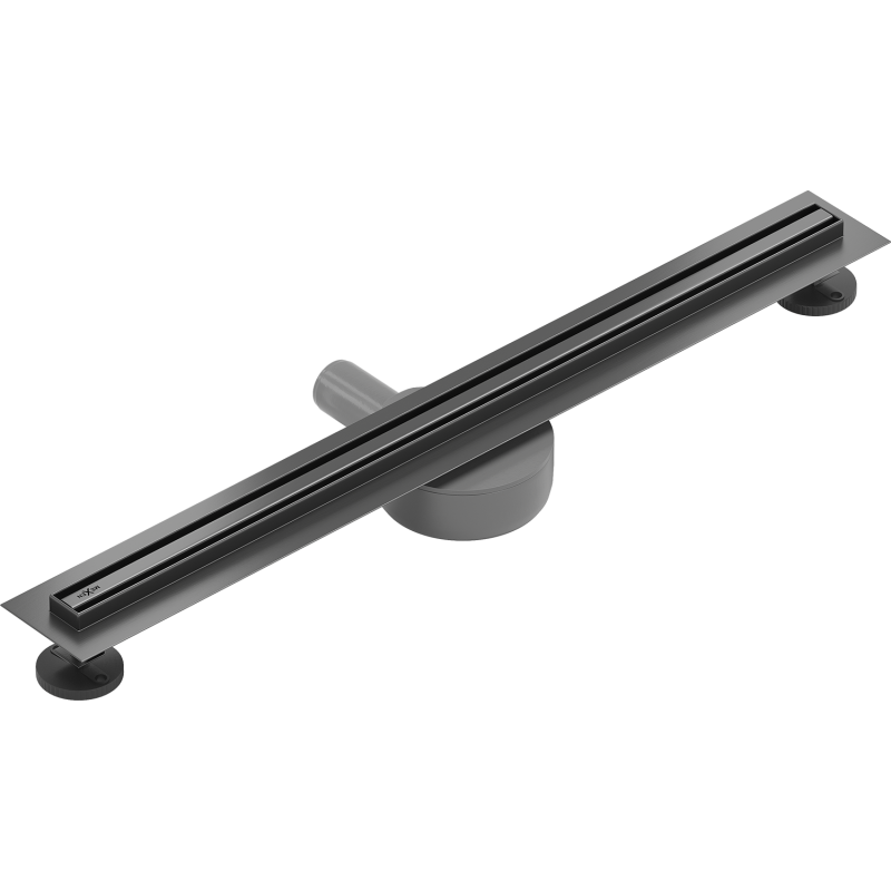 Mexen Flat 360° Slim caniveau de douche linéaire rotatif 50 cm, gris canon brossé - 1E41050