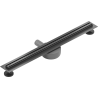 Mexen Flat 360° Slim caniveau de douche linéaire rotatif 50 cm, gris canon brossé - 1E41050