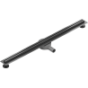 Mexen Flat 360° Slim caniveau linéaire pivotant 80 cm, gris pistolet brossé - 1E41080