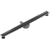 Mexen Flat 360° Slim drainage linéaire pivotant 90 cm, gris canon brossé - 1E41090