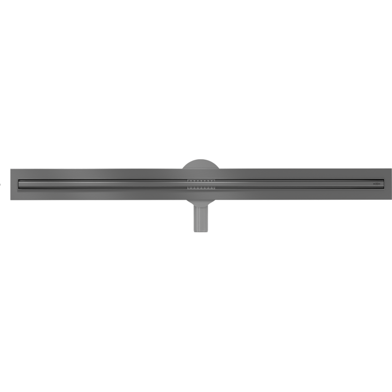 Mexen Flat 360° Slim drainage linéaire pivotant 90 cm, gris canon brossé - 1E41090