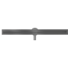 Mexen Flat 360° Slim drainage linéaire pivotant 90 cm, gris canon brossé - 1E41090