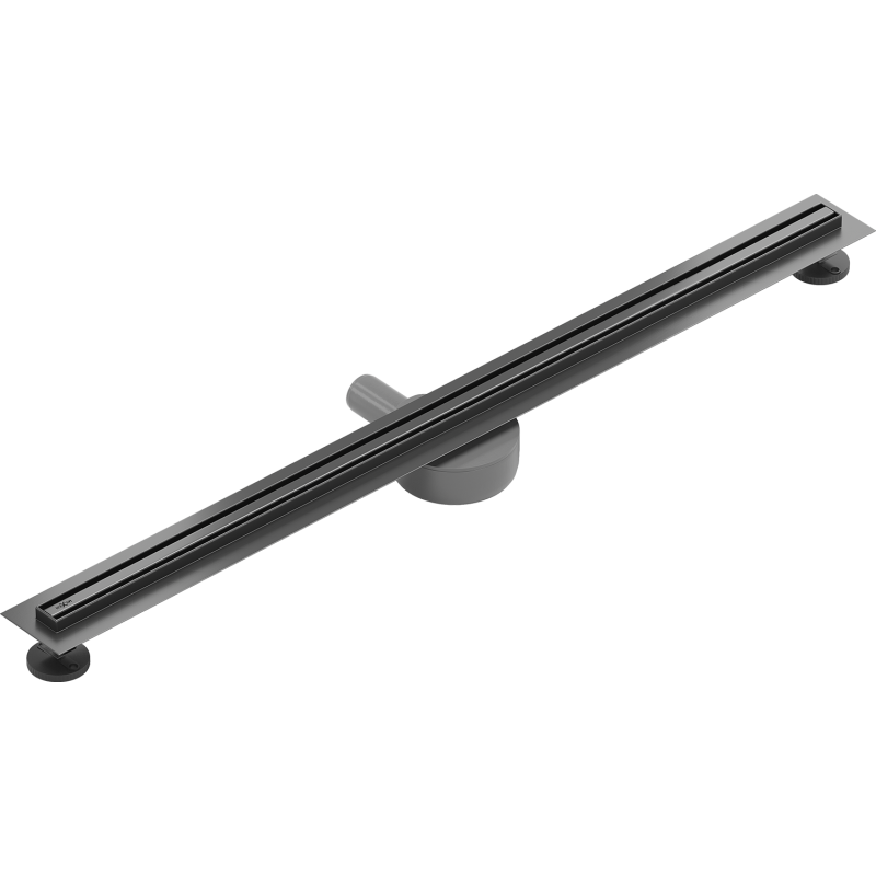 Mexen Flat 360° Slim drainage linéaire rotatif 100 cm, gris canon brossé - 1E41100