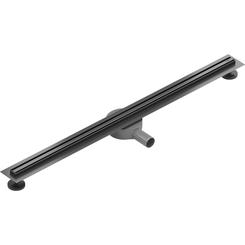 Mexen Flat 360° Slim drainage linéaire rotatif 100 cm, gris canon brossé - 1E41100