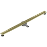 Mexen Flat 360° Slim caniveau linéaire rotatif 110 cm, or brossé - 1A41110