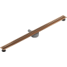 Mexen Flat 360° Slim drainage linéaire rotatif 120 cm, cuivre brossé - 1C41120