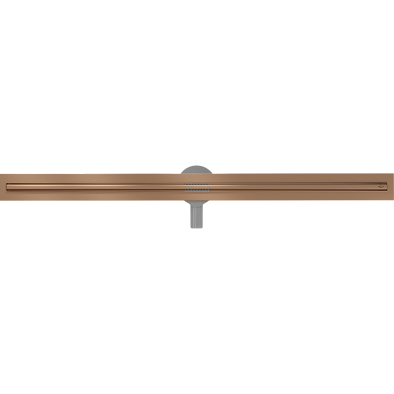 Mexen Flat 360° Slim canalisation linéaire rotative 150 cm, cuivre brossé - 1C41150