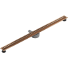 Mexen Flat 360° Slim déversoir linéaire pivotant 160 cm, cuivre brossé - 1C41160