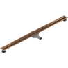 Mexen Flat 360° Slim déversoir linéaire pivotant 160 cm, cuivre brossé - 1C41160