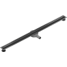 Mexen Flat 360° Slim caniveau linéaire pivotant 140 cm, gris pistolet brossé - 1E41140