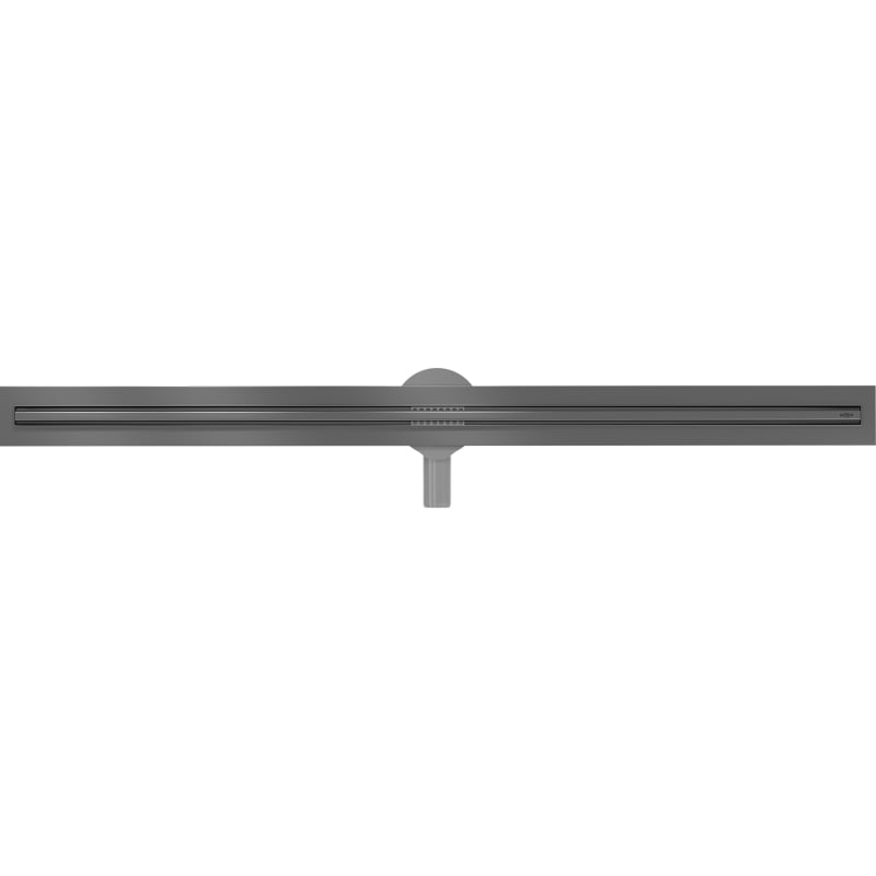 Mexen Flat 360° Slim caniveau linéaire pivotant 150 cm, gun gray brossé - 1E41150