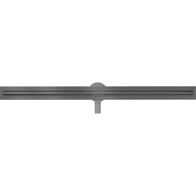 Mexen Flat 360° Slim caniveau linéaire rotatif 160 cm, gris canon brossé - 1E41160