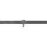 Mexen Flat 360° Slim caniveau linéaire rotatif 160 cm, gris canon brossé - 1E41160