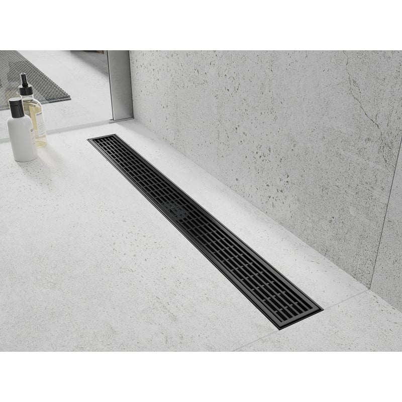 Mexen Flat M33 cache pour drain linéaire 100 cm, noir - 17330100