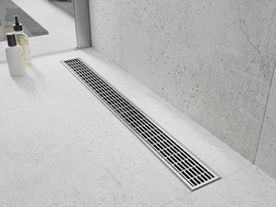 Mexen Flat M33 écoulement linéaire 50 cm, inox - 1033050-15