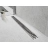 Mexen Flat 360° M33 canalisation linéaire rotative 60 cm, inox - 1033060-40