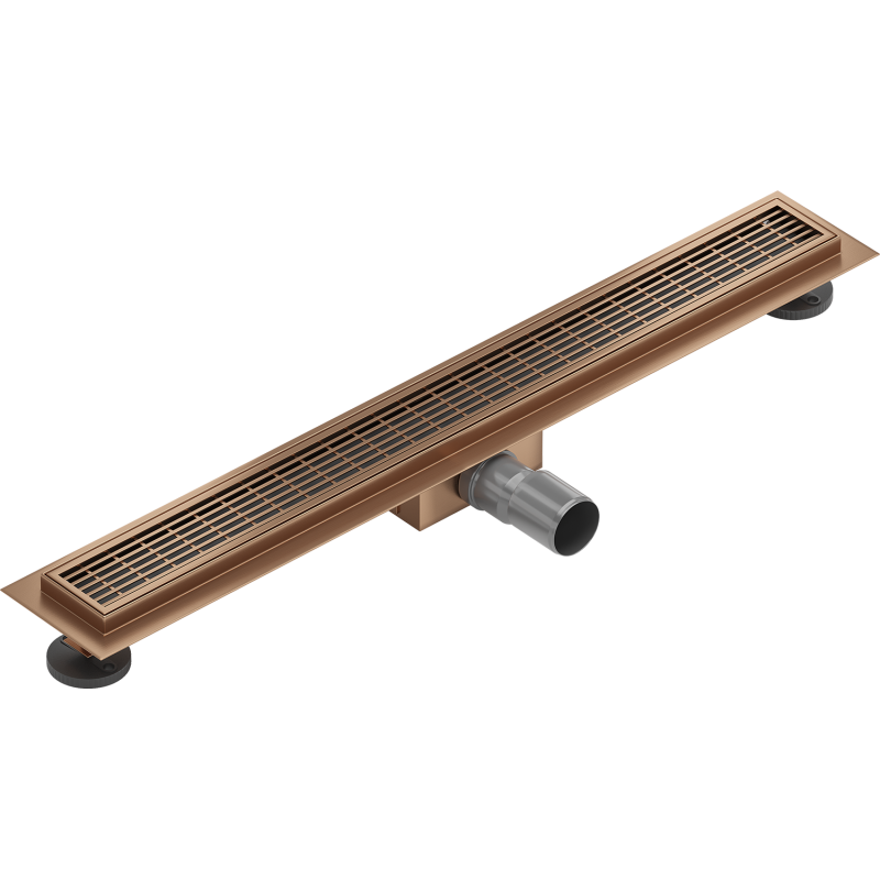 Mexen Flat M33 drain linéaire 50 cm, cuivre brossé - 1C33050-15