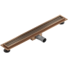 Mexen Flat M33 drain linéaire 50 cm, cuivre brossé - 1C33050-15