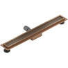 Mexen Flat M33 siphon linéaire 70 cm, cuivre brossé - 1C33070-15