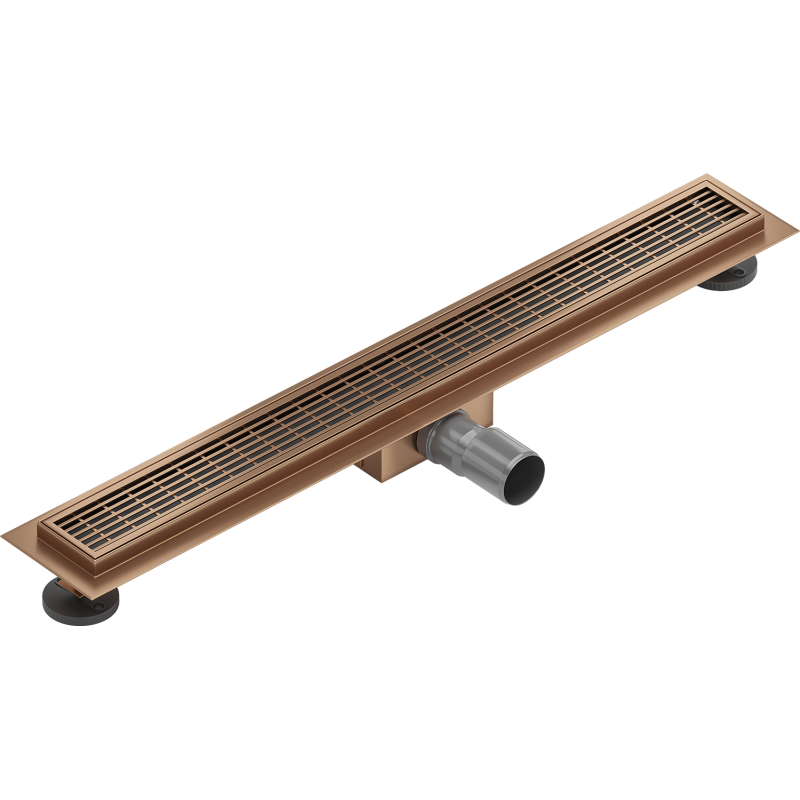 Mexen Flat M33 siphon linéaire 70 cm, cuivre brossé - 1C33070-15
