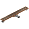 Mexen Flat M33 siphon linéaire 70 cm, cuivre brossé - 1C33070-15