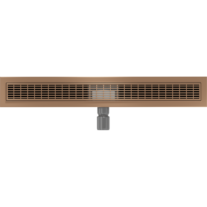Mexen Flat M33 siphon linéaire 70 cm, cuivre brossé - 1C33070-15