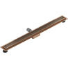 Mexen Flat M33 caniveau linéaire 100 cm, cuivre brossé - 1C33100-15