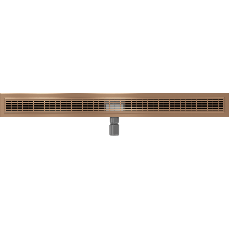 Mexen Flat M33 siphon linéaire 90 cm, cuivre brossé - 1C33090-15