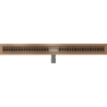 Mexen Flat M33 siphon linéaire 90 cm, cuivre brossé - 1C33090-15