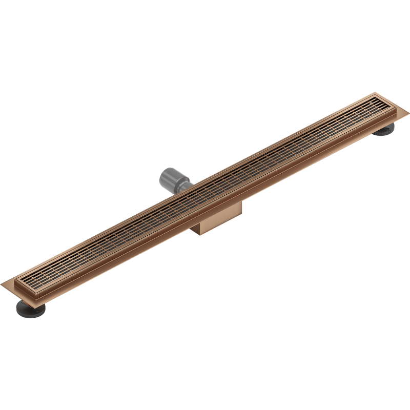 Mexen Flat M33 drain linéaire 80 cm, cuivre brossé - 1C33080-15