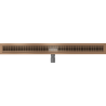Mexen Flat M33 drain linéaire 80 cm, cuivre brossé - 1C33080-15