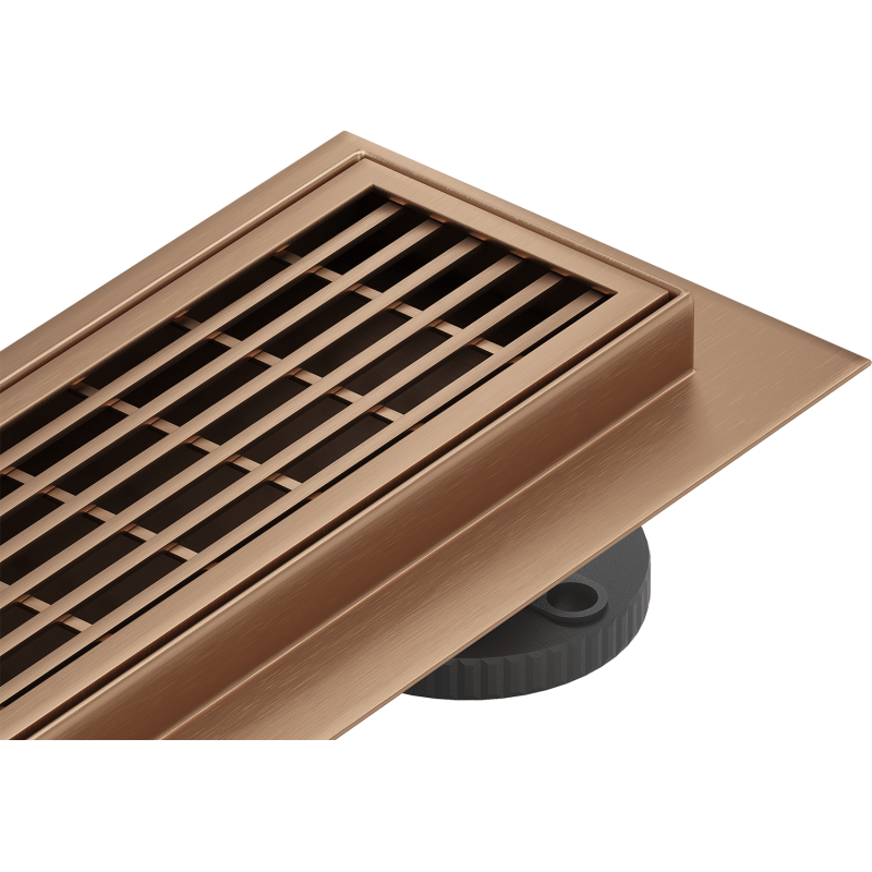 Mexen Flat 360° M33 écoulement linéaire rotatif 60 cm, cuivre brossé - 1C33060-40